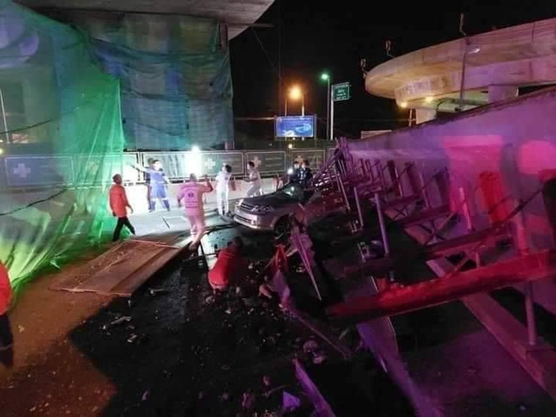 สะพานกลับรถถล่ม สะพานกลับรถถล่ม