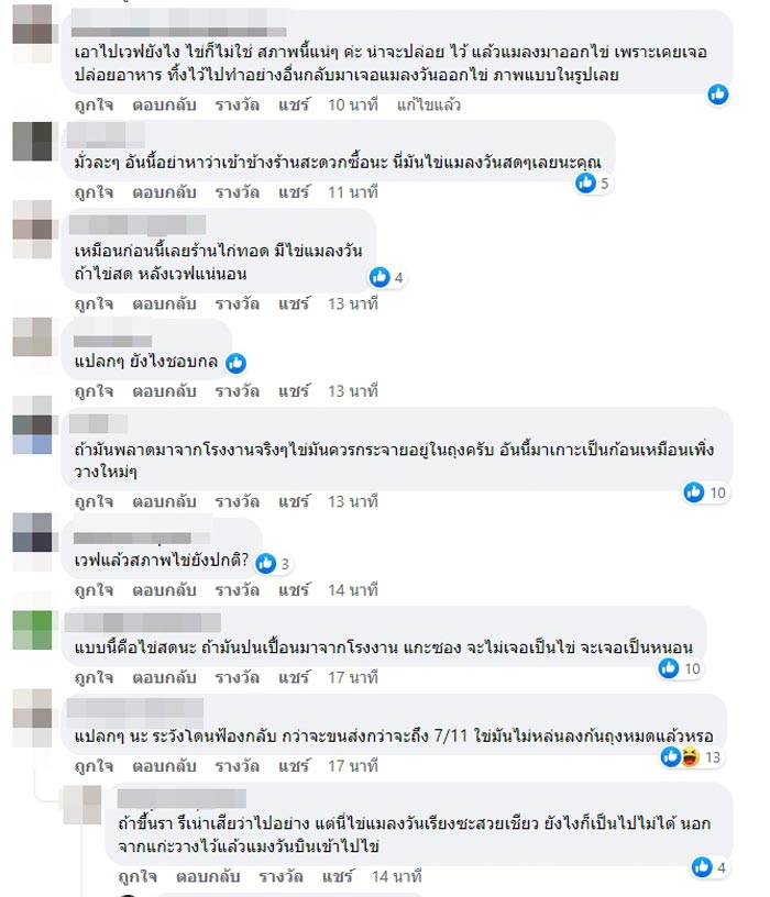 ไข่แมลงวันในอาหาร ไข่แมลงวันในอาหาร