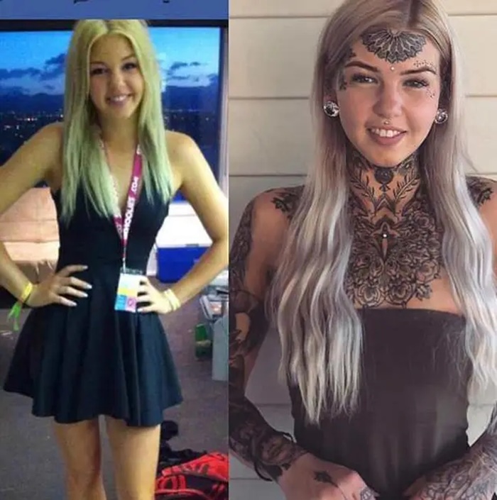 สาวรักการสักลาย สาวรักการสักลาย