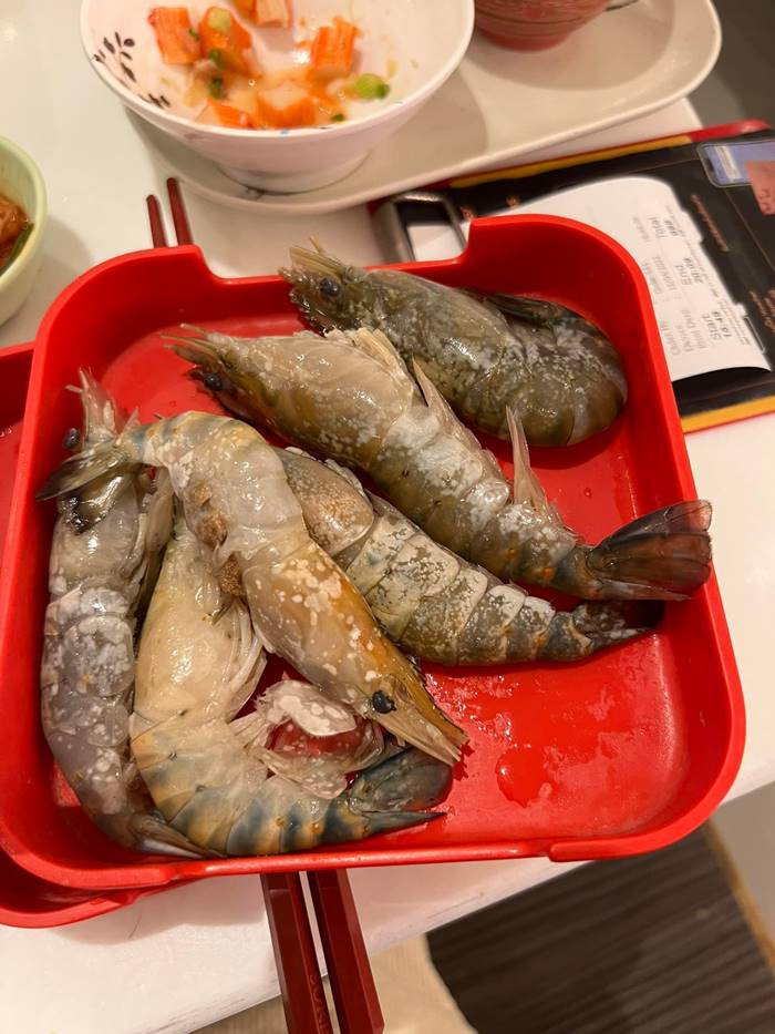 บุฟเฟ่ต์, กุ้งแม่น้ำ บุฟเฟ่ต์, กุ้งแม่น้ำ