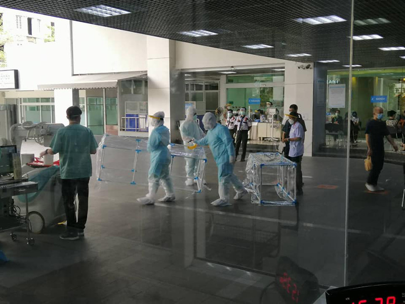 ภาพผู้ป่วยต้องนอนนอก รพ. ภาพผู้ป่วยต้องนอนนอก รพ.