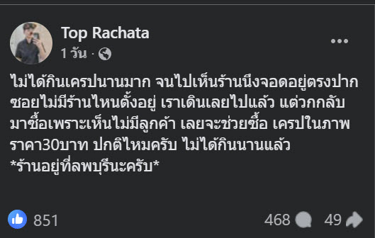 เครปราคานี้ปกติหรือแพงไป