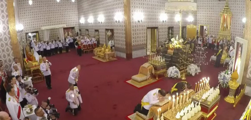 พิธีธรรมสวดพระอภิธรรมพระบรมศพ สมเด็จพระบรมราชชนนีพันปีหลวง