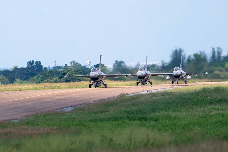 ไทยโชว์ F-16  พร้อมปฏิบัติภารกิจ 24 ชม.