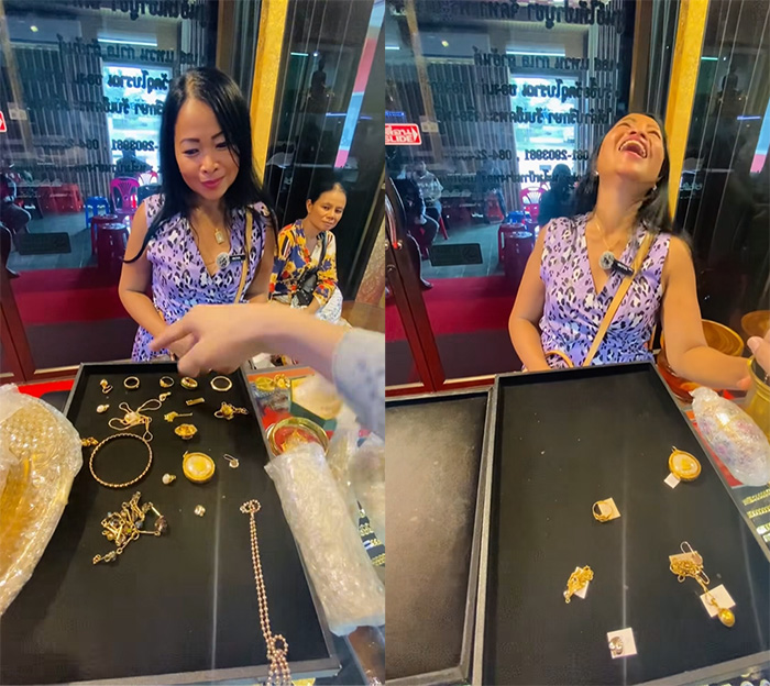 สาวหอบทองข้ามทวีป หวังได้เงินล้าน เฉลยมูลค่าเท่าไหร่