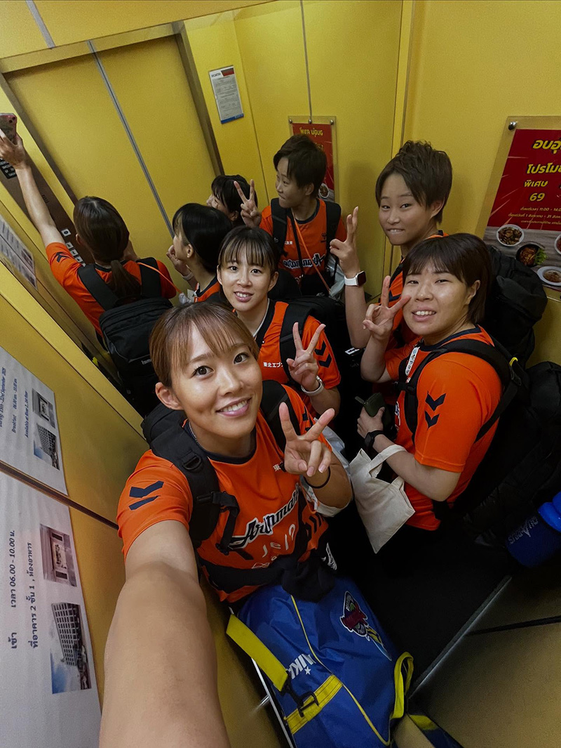 นักวอลเลย์บอลญี่ปุ่น แชร์โมเมนต์ใจฟูที่ไทย