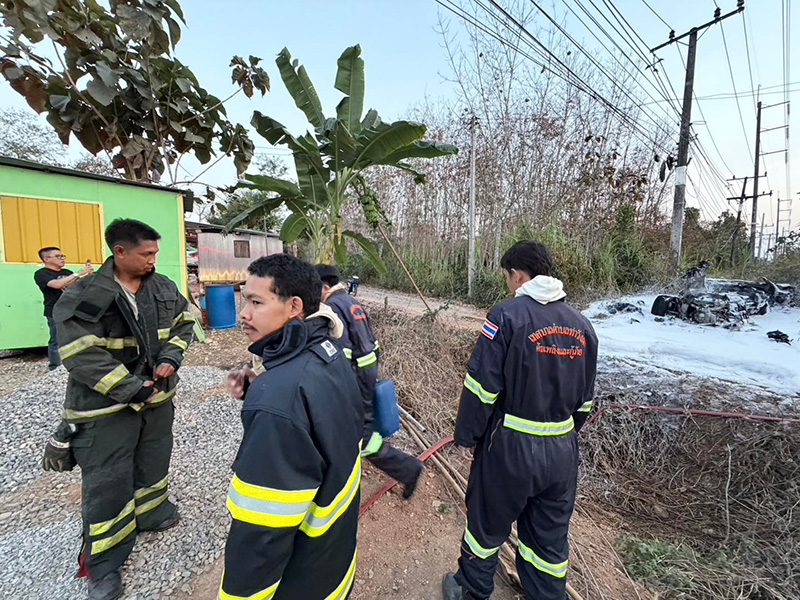 ซูเปอร์คาร์ไฟไหม้