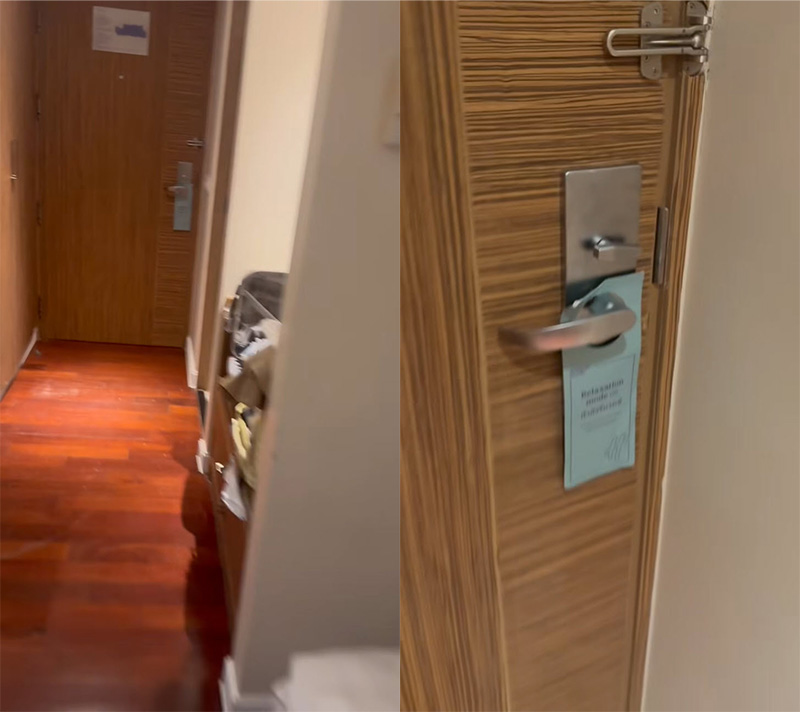 ดีเจถูกเปิดประตูโรงแรม