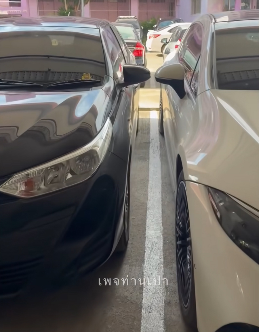 ดราม่ารถจอดเบียด โรงพยาบาล