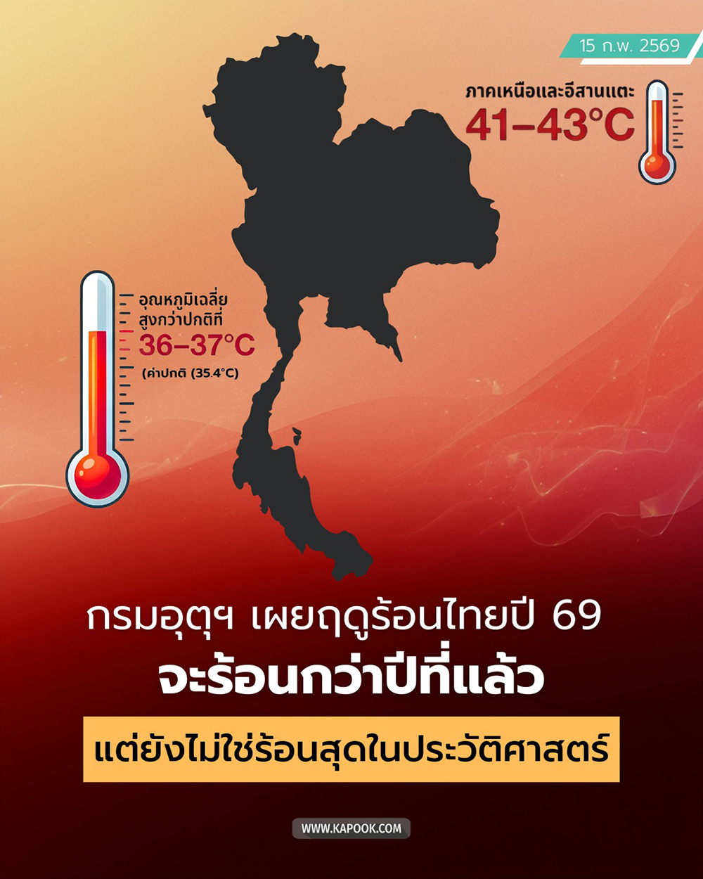 ไทยเข้าสู่ฤดูร้อนอย่างเป็นทางการ