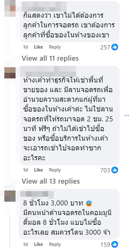 ราคาที่จอดรถ