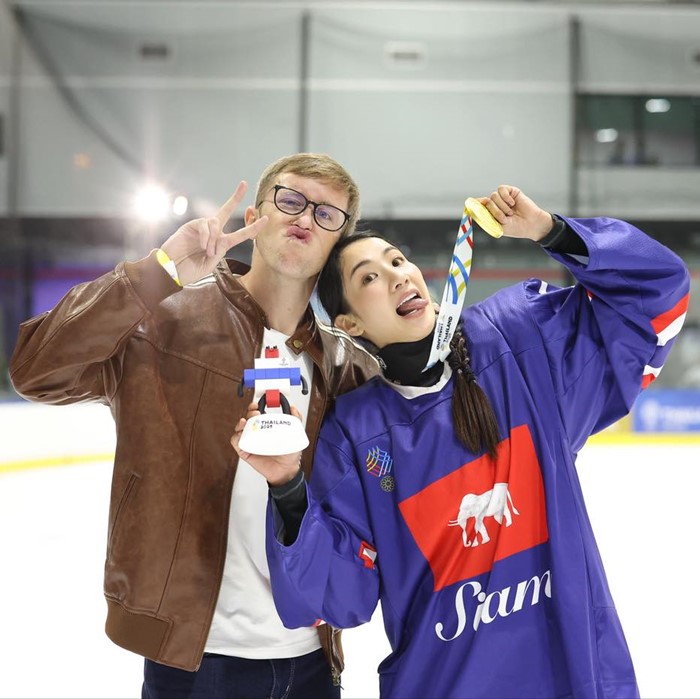 เนท My Mate Nate โชว์แฟนใหม่ น้ำตาล วิลาสินี นักกีฬาฮอกกี้ทีมชาติไทย   