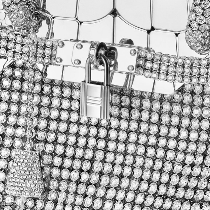 กระเป๋า Hermès ฝังเพชร 3,000 เม็ด