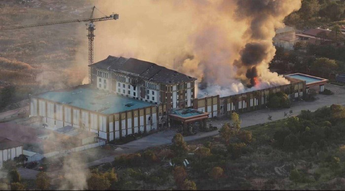 เปิดภาพไทยถล่มยิงกาสิโน ศูนย์สแกมเมอร์เขมร