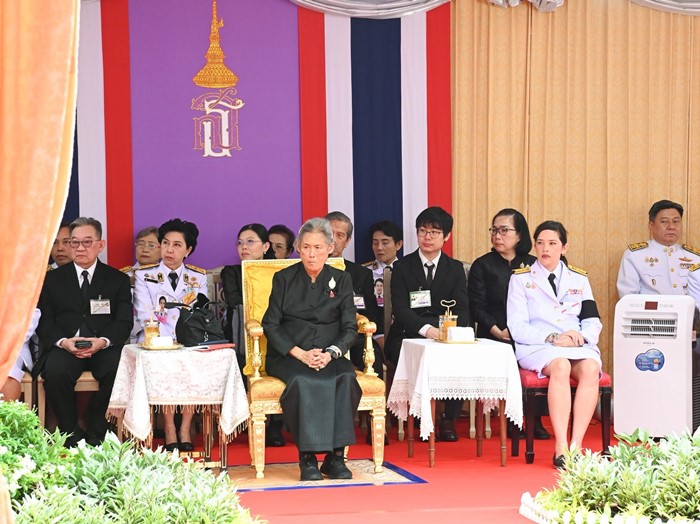  กรมสมเด็จพระเทพฯ ทรงบวงสรวงราชรถ พิธีถวายพระเพลิงพระบรมศพ สมเด็จพระพันปีหลวง