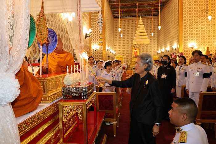  กรมสมเด็จพระเทพฯ ทรงบวงสรวงราชรถ พิธีถวายพระเพลิงพระบรมศพ สมเด็จพระพันปีหลวง