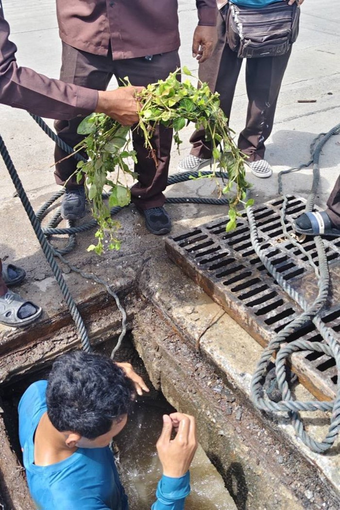  ลอกท่อระบายน้ำ