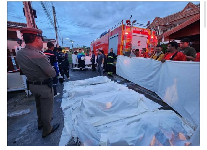 ไฟไหม้บ้าน ดับ 7 ศพ