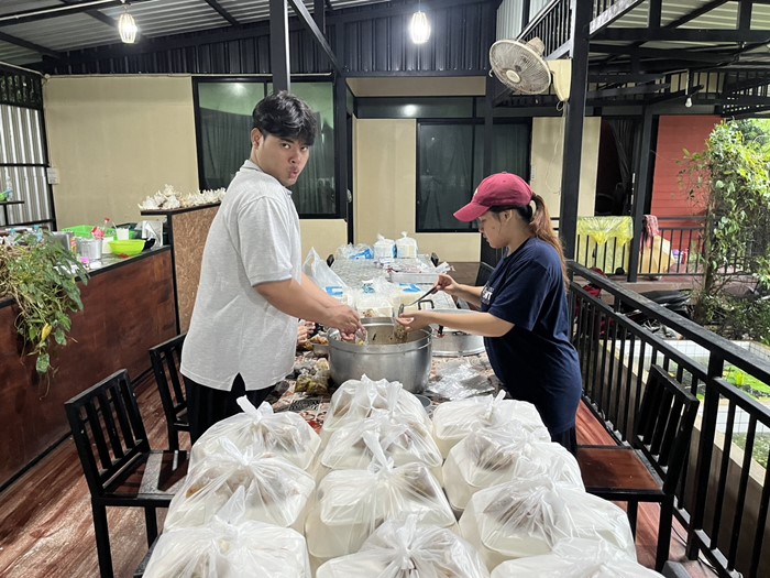  ศูนย์พักพิงน้ำท่วมหาดใหญ่ ที่ ม.อ.