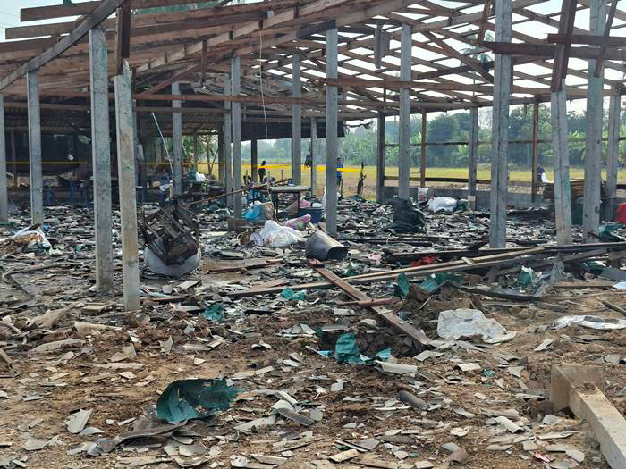 โรงงานพลุระเบิด จ.สุพรรณบุรี