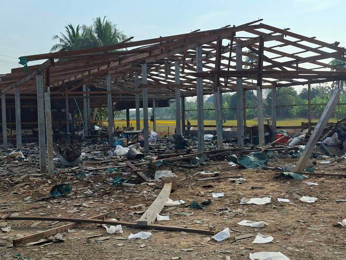 โรงงานพลุระเบิด จ.สุพรรณบุรี