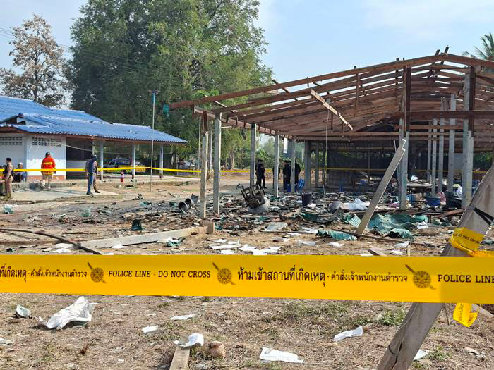 โรงงานพลุระเบิด จ.สุพรรณบุรี