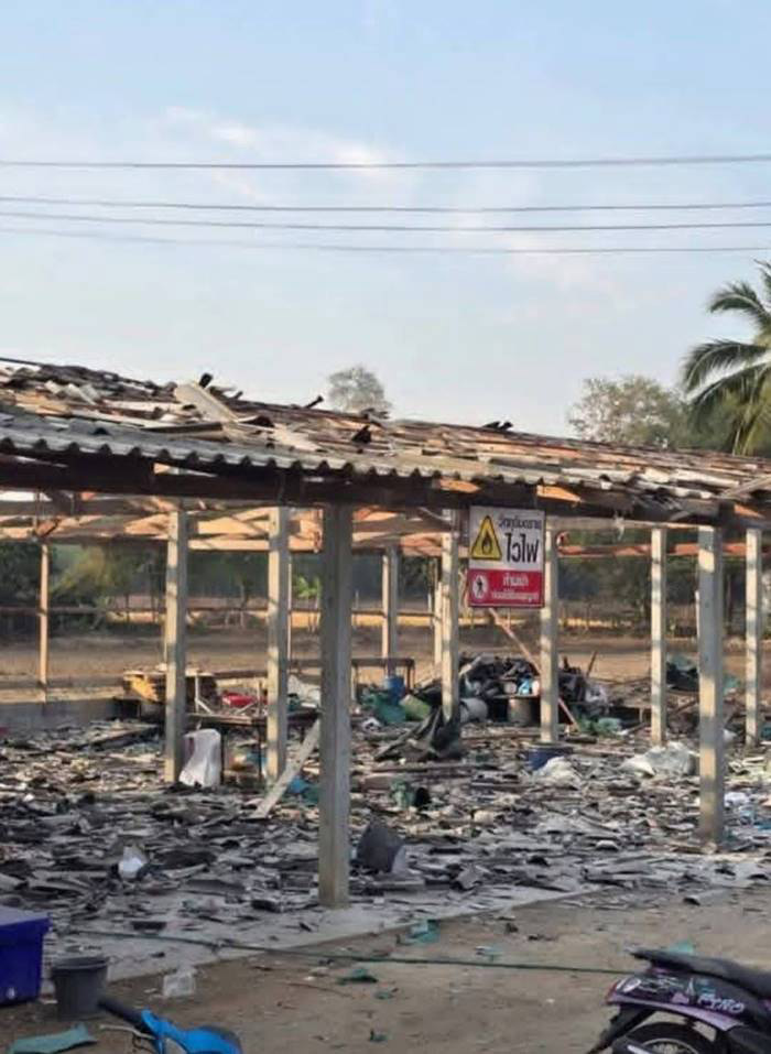 โรงงานพลุระเบิด จ.สุพรรณบุรี