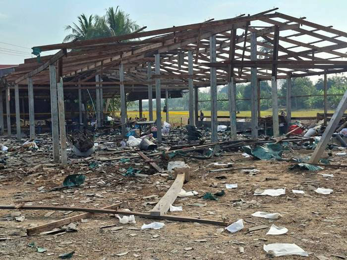 โรงงานพลุระเบิด จ.สุพรรณบุรี