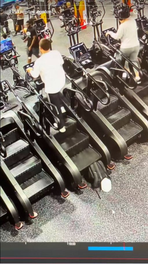 หนุ่มสุดนอยด์ กระเป๋าหายในยิม