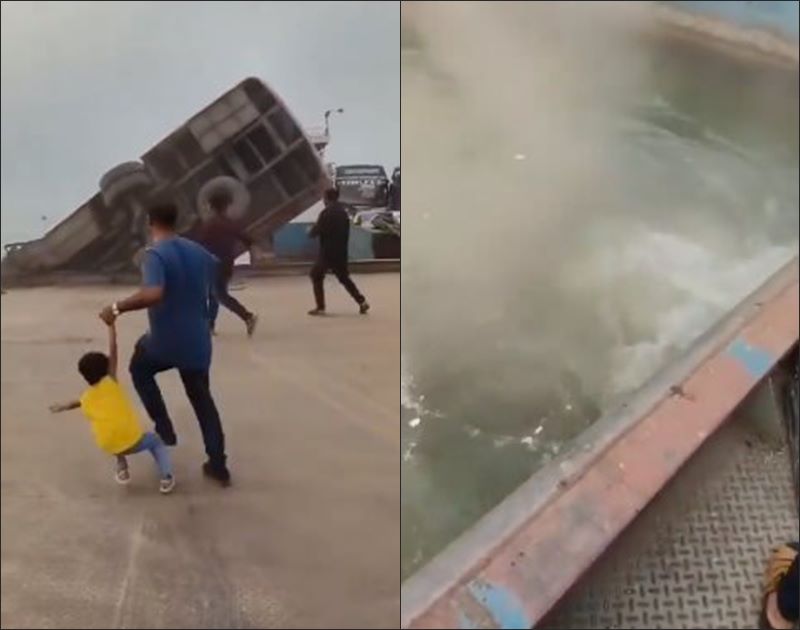 บัสพุ่งตกท่าเรือ ดับแล้ว 23 ราย 