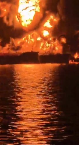 โจมตีซ้ำ เรือบรรทุกน้ำมัน 2 ลำ 