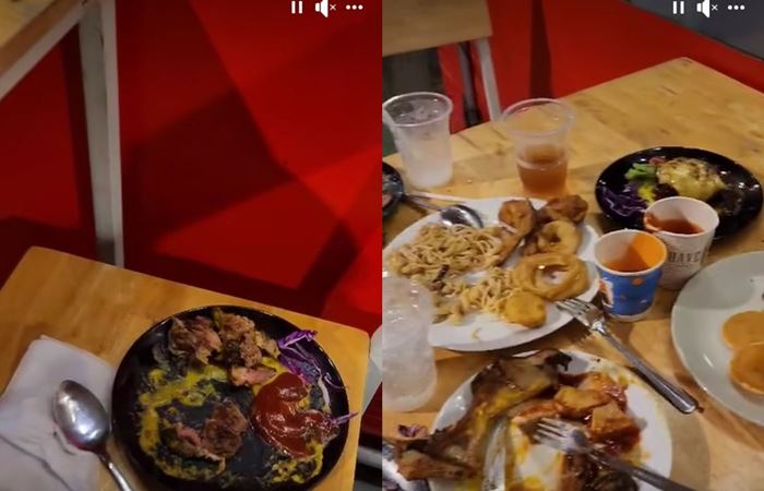 ร้านบุฟเฟ่ต์ แฉผัวเมียมหาภัย ถล่มสั่งอาหารจนล้นโต๊ะ ชักดาบค่าปรับ