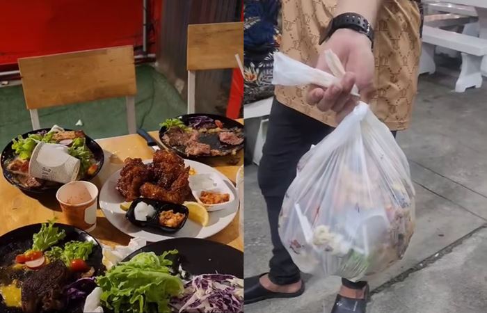 ร้านบุฟเฟ่ต์ แฉผัวเมียมหาภัย ถล่มสั่งอาหารจนล้นโต๊ะ ชักดาบค่าปรับ