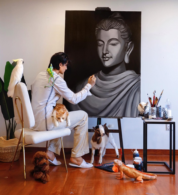 ไป๊ ทาคน เปิดบ้านหรู พาชมสวนสัตว์บนดาดฟ้า