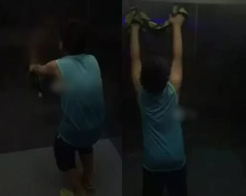 ลูก 10 ขวบ ถูกจับได้แอบฉี่ในลิฟต์