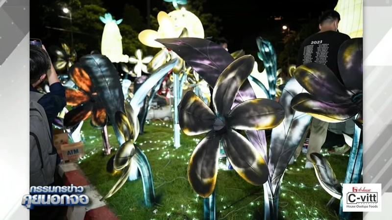 ดราม่า เทศบาลเชียงใหม่ พ่นสีดำทับดอกไม้รอบเมือง