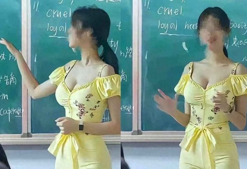  ครูสอนภาษาอังกฤษหุ่นนางฟ้า กลายเป็นไวรัลฮอต