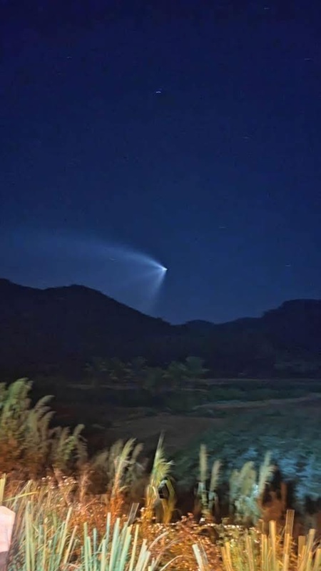 แสงปริศนารูปกรวยโผล่เหนือท้องฟ้าไทย