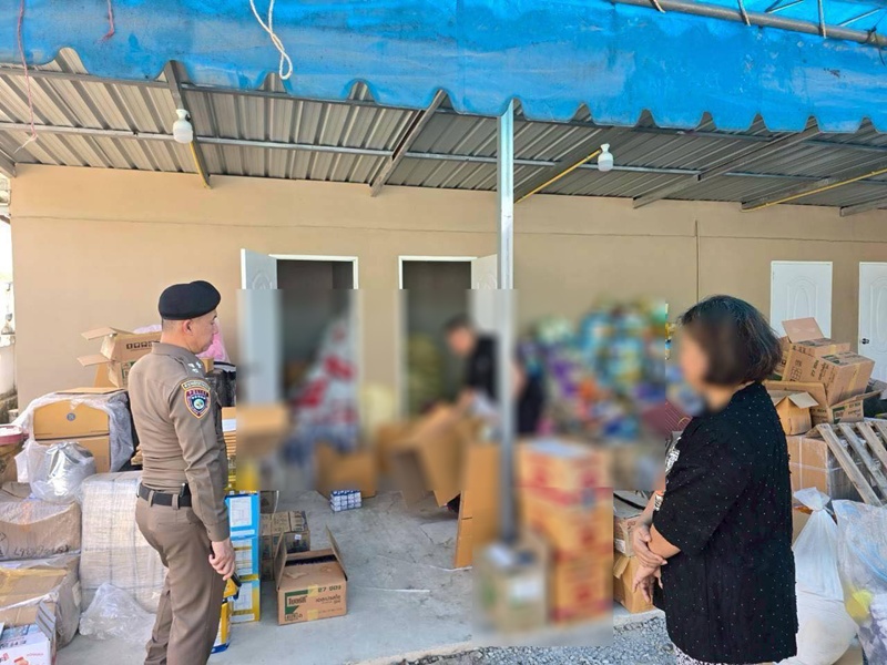 ทลายโรงงานเถื่อน