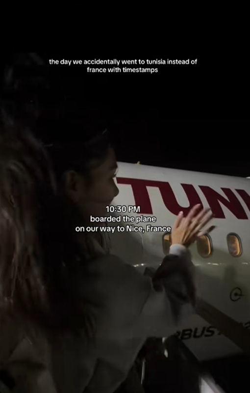 2 สาวนั่งเครื่องบินจะไปเมืองนีซ ไปโผล่ตูนิส