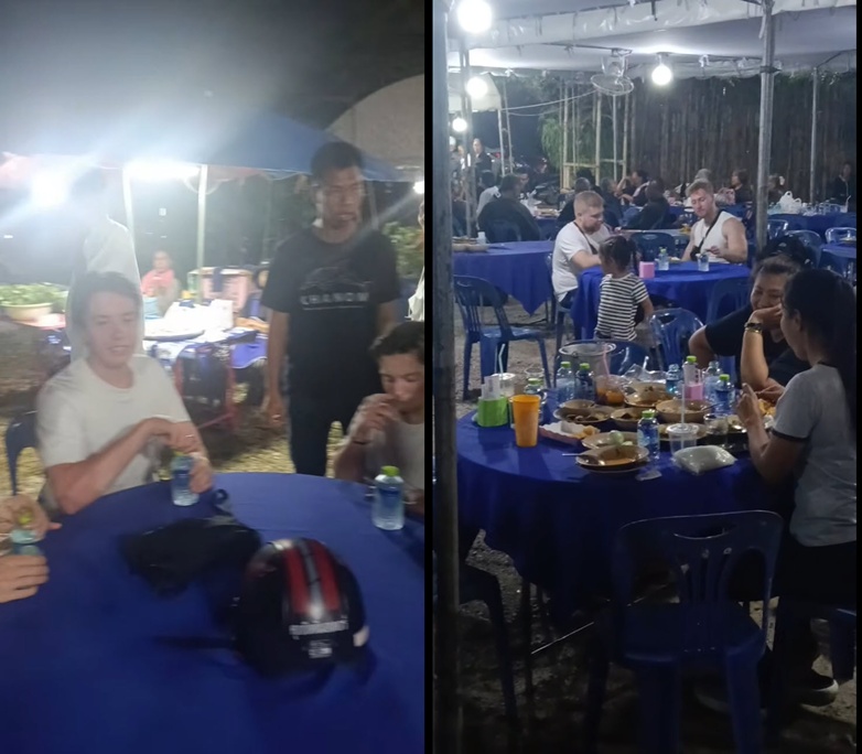 ชาวต่างชาติเดินเข้างานศพเพราะนึกว่าเป็นร้านอาหารบุฟเฟต์