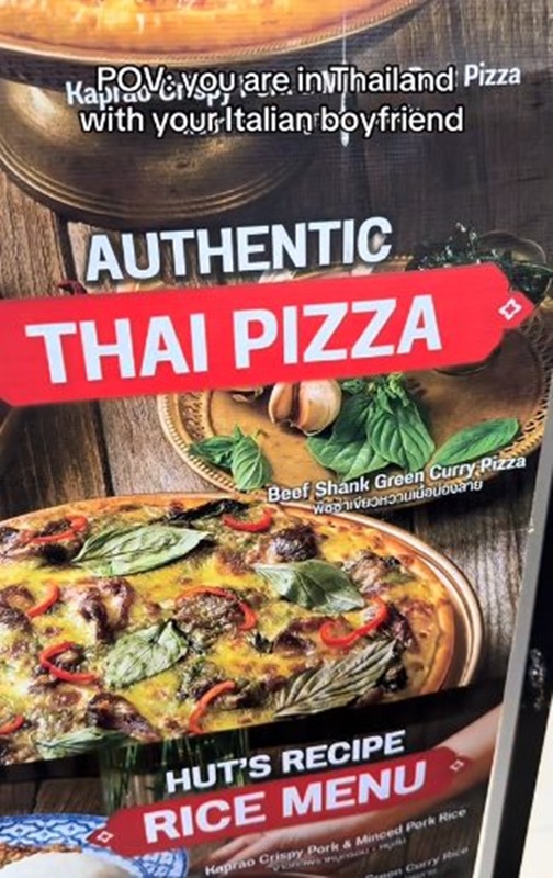 ชาวอิตาลีเจอพิซซ่าไทย