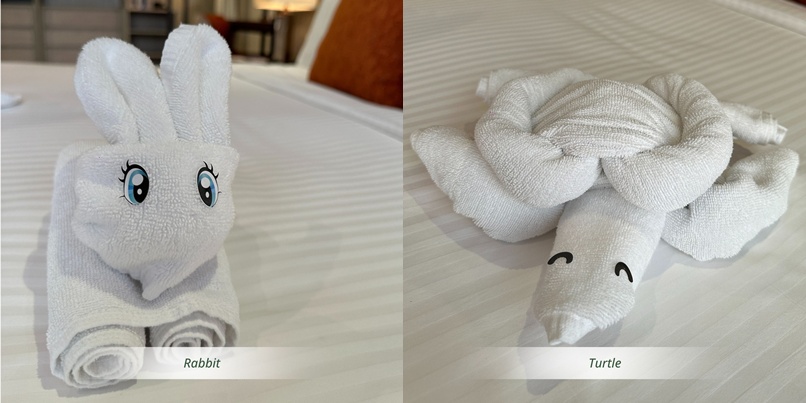 พับผ้ารูปสัตว์