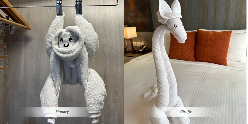 พับผ้ารูปสัตว์